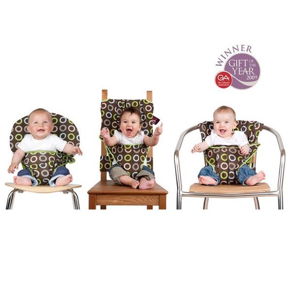 TOTSEAT PŘENOSNÁ TEXTILNÍ ŽIDLIČKA - JÍDELNÍ ŽIDLIČKY CESTOVNÍ - KRMENÍ