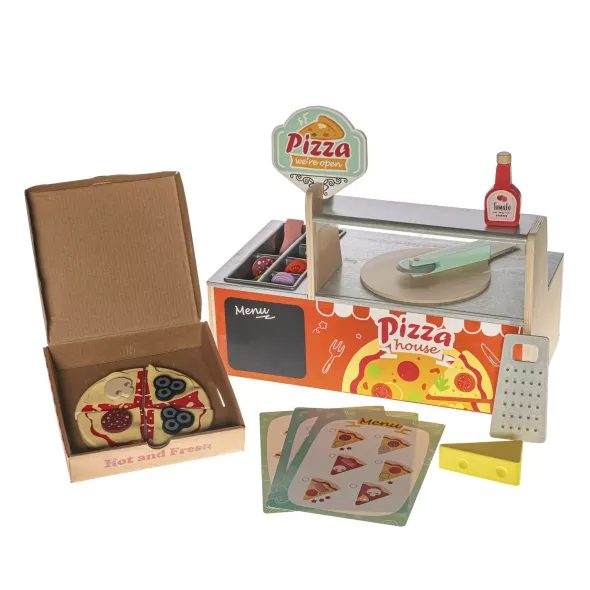 ZOPA DŘEVĚNÝ SET PIZZERIE - JAKO MAMINKA - PRO DĚTI