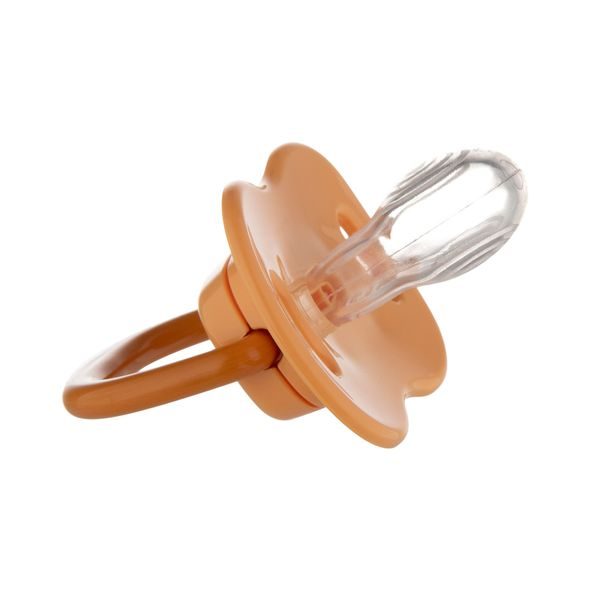 CANPOL BABIES SET SYMETRICKÝCH SILIKONOVÝCH DUDLÍKŮ MOUNTAINS 6-18M 2KS ŽLUTÝ - ŠIDÍTKA A DOPLŇKY - KRMENÍ