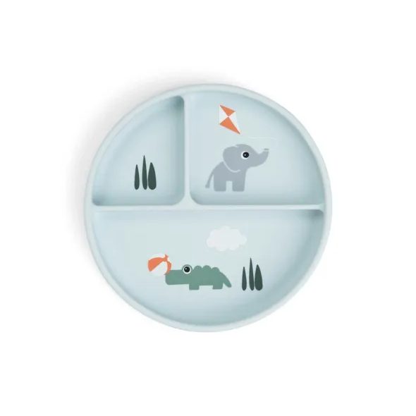 DONE BY DEER STICK AND STAY JÍDELNÍ TALÍŘ PLAYGROUND - MISKY, TALÍŘKY A PODLOŽKY - KRMENÍ