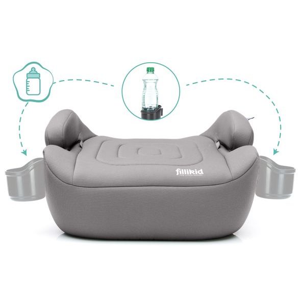 FILLIKID PODSEDÁK FLIP DELUXE ISOFIX I-SIZE GREY - AUTOSEDAČKY 15-36KG - AUTOSEDAČKY A PŘÍSLUŠENSTVÍ
