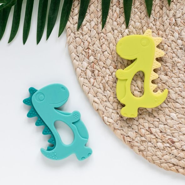 CANPOL BABIES SILIKONOVÉ KOUSÁTKO DINOSAURUS - KOUSÁTKA - PRO DĚTI