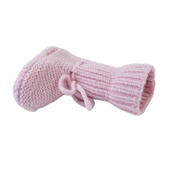 LODGER SLIPPER FOLKLORE MERINO WOOL TAN 0 - 6 MĚSÍCŮ - KOJENECKÉ CAPÁČKY - PRO DĚTI