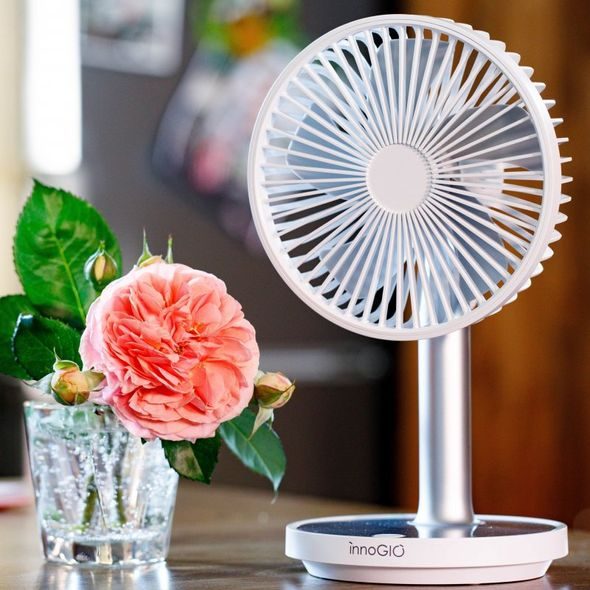 INNOGIO STOLNÍ USB VENTILÁTOR S PODSVÍCENÍM GIO AIR MIDI - ZVLHČOVAČE A ČISTIČKY VZDUCHU - SPINKÁNÍ