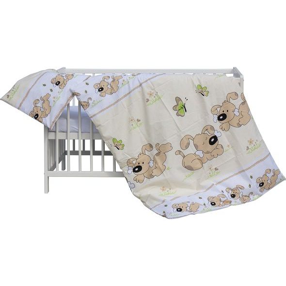 SCARLETT DĚTSKÁ POSTÝLKA S KOMPLETNÍ VÝBAVOU SCARLETT JAPY 120 X 60 CM - BÉŽOVÁ - DŘEVĚNÉ POSTÝLKY - SPINKÁNÍ