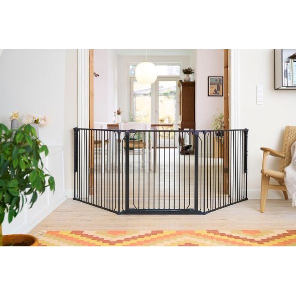 BABY DAN UNIVERZÁLNÍ PROSTOROVÁ ZÁBRANA BABYDAN COMBIFIT L, ČERNÁ - OHRÁDKY - KOUPÁNÍ A ZDRAVÍ