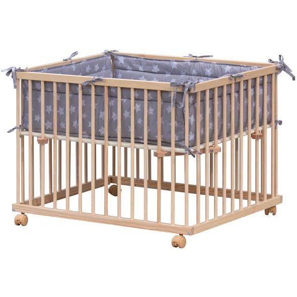 SCARLETT MATRACE DO OHRÁDKY HONZÍK HVĚZDIČKA ŠEDÁ 98X78CM - MATRACE DO POSTÝLKY - SPINKÁNÍ