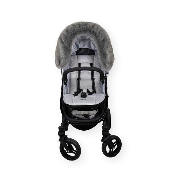 BEZTROSKA KOŽEŠINOVÝ LEM NA STŘÍŠKU, GREY - KOŽEŠINY NA BOUDIČKU - KOČÁRKY A PŘÍSLUŠENSTVÍ