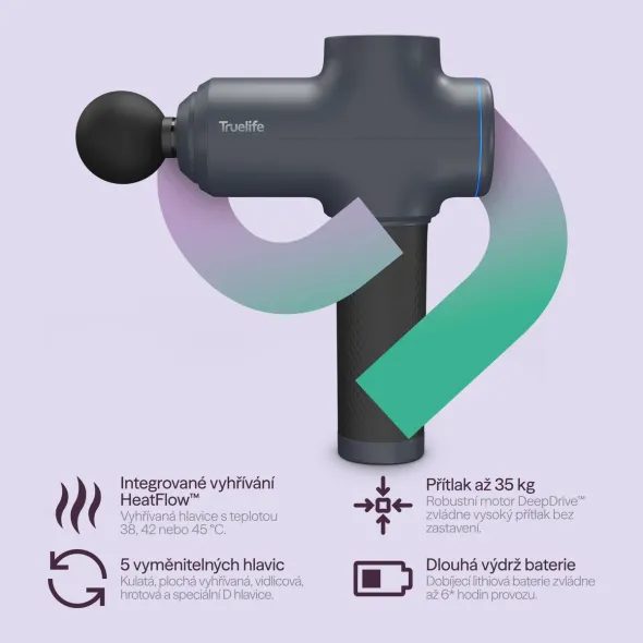 TRUELIFE RELAXGUN G7 PRO - DOMÁCÍ LÉKÁRNA - KOUPÁNÍ A ZDRAVÍ