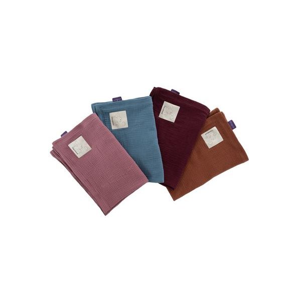 TRÄUMELAND MUŠELÍNOVÁ DEKA 100 X 75 CM JEANSBLAU - DĚTSKÉ DEKY PRO MIMINKA - SPINKÁNÍ