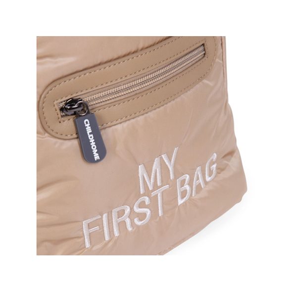 CHILDHOME DĚTSKÝ BATOH MY FIRST BAG PUFFERED BEIGE - BATOHY A TAŠKY - PRO DĚTI