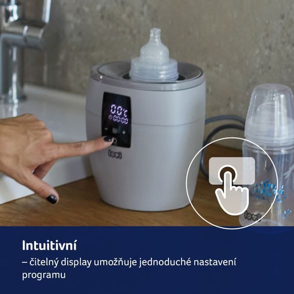LOVI ELEKTRICKÝ OHŘÍVAČ LAHVÍ BÍLÝ - OHŘÍVAČKY MLÉKA A STRAVY - KRMENÍ