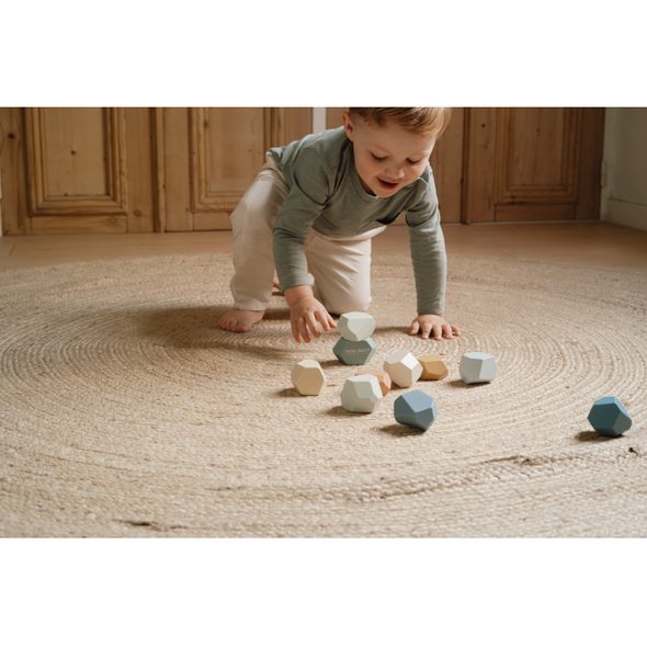 LITTLE DUTCH STOHOVACÍ KAMENY DŘEVĚNÉ FOREST FRIENDS - MOTORICKÉ A HRY - PRO DĚTI
