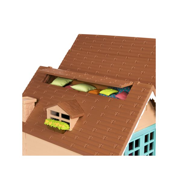 LI'L WOODZEEZ DOMEČEK VELKÝ HILLSIDE COTTAGE - DOPLŇKY PRO FIGURKY - PRO DĚTI