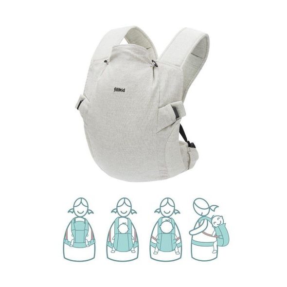 FILLIKID NOSÍTKO NATURAL LIGHT MELANGE - KLOKANKY A ŠÁTKY - NOŠENÍ & SPORT