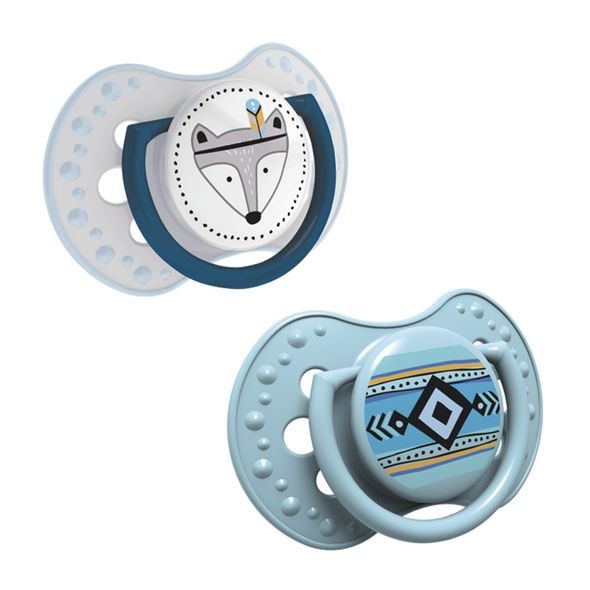 LOVI DUDLÍK SILIKONOVÝ DYNAMICKÝ 3-6M INDIAN SUMMER 2KS BOY - ŠIDÍTKA A DOPLŇKY - KRMENÍ