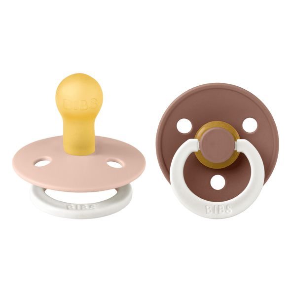 BIBS COLOUR DUDLÍKY Z PŘÍRODNÍHO KAUČUKU 2KS VEL.1 - ŠIDÍTKA A DOPLŇKY - KRMENÍ