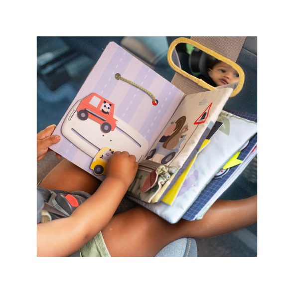 TAF TOYS KNÍŽKA S AKTIVITAMI DO AUTA BUSY BOOK - HRAČKY DO AUTA - PRO DĚTI