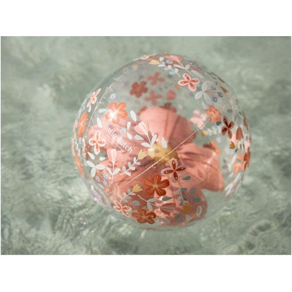 LITTLE DUTCH NAFUKOVACÍ MÍČ 3D PINK FLOWERS - LITTLE DUTCH - PRO DĚTI