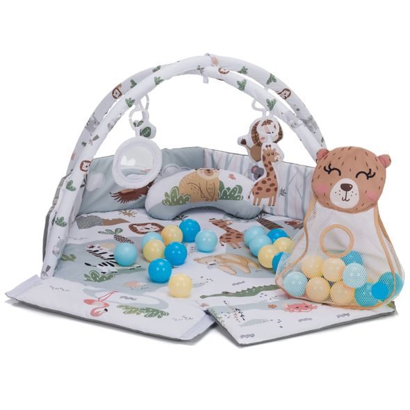 FILLIKID DEKA S HRAZDOU S MÍČKY WILDLIFE COLOURFU - HRACÍ DEKY - PRO DĚTI