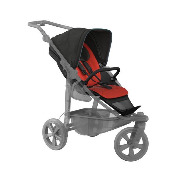 TFK SET MONO 3 2V1 AIR CHAMBER ANTHRACITE/RED - DVOJKOMBINACE - KOČÁRKY A PŘÍSLUŠENSTVÍ