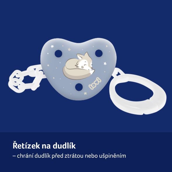 LOVI ŘETÍZEK NA DUDLÍK NIGHT&DAY HOLKA - ŠIDÍTKA A DOPLŇKY - KRMENÍ