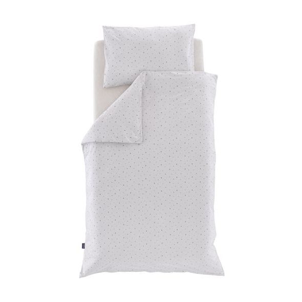 TRÄUMELAND POVLEČENÍ JERSEY 100/135 + 40/60 MOON GRAU - POVLEČENÍ DO POSTÝLKY - SPINKÁNÍ