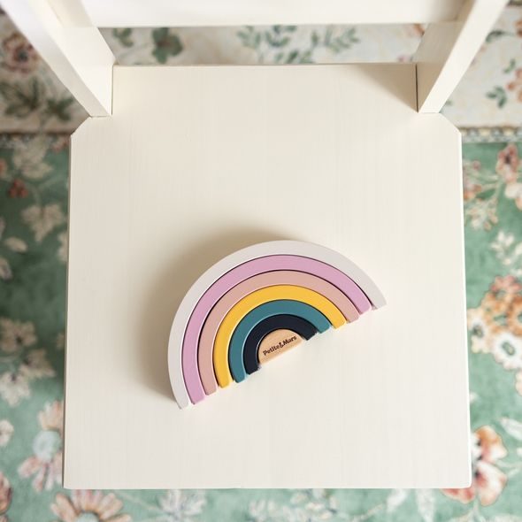 PETITE&MARS HRAČKA DŘEVĚNÁ SKLÁDACÍ STARDUST WOOD OF MARS 24M+ - MOTORICKÉ A HRY - PRO DĚTI