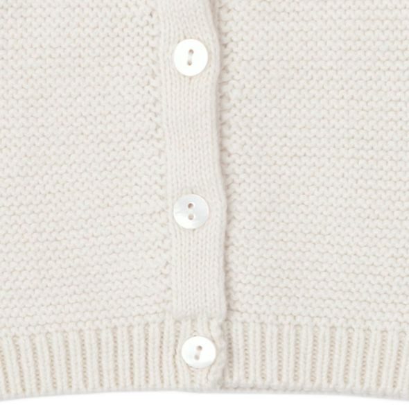 LODGER PLETENÝ SVETŘÍK MERINO CREAM VEL. 62 - KABÁTKY, MIKINKY - PRO DĚTI