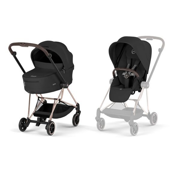 CYBEX MIOS COMFORT PODVOZEK + SKLÁDACÍ KORBIČKA 2026 - CYBEX PLATINUM - KOČÁRKY A PŘÍSLUŠENSTVÍ