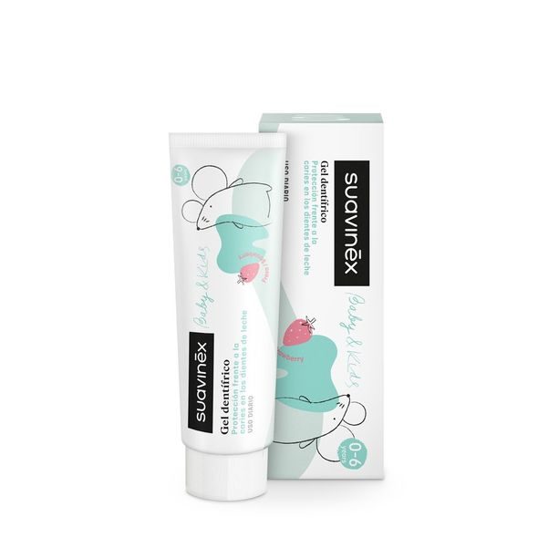 SUAVINEX DĚTSKÁ ZUBNÍ PASTA BABY/KIDS S JAHODOVOU PŘÍCHUTÍ - ZUBNÍ KARTÁČKY A PASTY - KOUPÁNÍ A ZDRAVÍ
