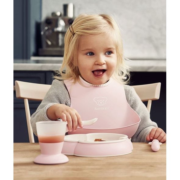 BABYBJÖRN BRYNDÁK PUDROVĚ RŮŽOVÝ - BRYNDÁKY - KRMENÍ