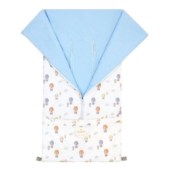 EMITEX FUSAK 2V1 BARY MAGIC SKY + BABY BLUE - FUSAKY DO KOČÁRKU - KOČÁRKY A PŘÍSLUŠENSTVÍ