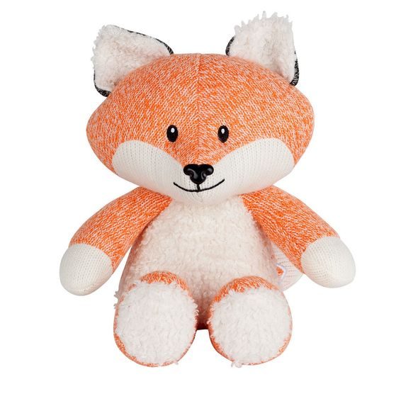 FLOW HRAČKA S TLUKOTEM SRDCE ROBIN THE FOX ORANGE - USÍNÁČCI ŠUMÍCÍ / S TLUKOTEM - PRO DĚTI