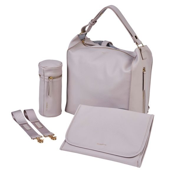 BABABING LUCIA PŘEBALOVACÍ TAŠKA/BATOH, GREY BLUSH - PŘEBALOVACÍ TAŠKY - KOČÁRKY A PŘÍSLUŠENSTVÍ