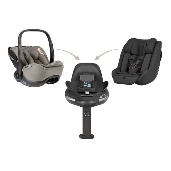 KIKKABOO SET I-CLASS 360 I-SIZE AUTOSEDAČKA 40-87CM + AUTOSEDAČKA 40-105CM + ZÁKLADNA OTOČNÁ CHAMPAGNE - AUTOSEDAČKY 0-13KG - AUTOSEDAČKY A PŘÍSLUŠENSTVÍ