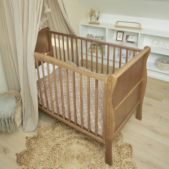 MEYCO POVLEČENÍ 100X135 CM - LOUIS TAUPE - POVLEČENÍ DO POSTÝLKY - SPINKÁNÍ