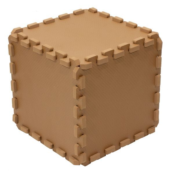 RIALTO BABY HRACÍ PODLOŽKA PUZZLE BROWN 120X120CM - HRACÍ PODLOŽKY NA ZEM - SPINKÁNÍ