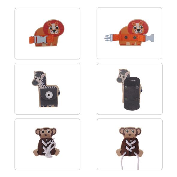 ZOPA DŘEVĚNÉ MONTESSORI PUZZLE - STAVEBNICE A PUZZLE - PRO DĚTI