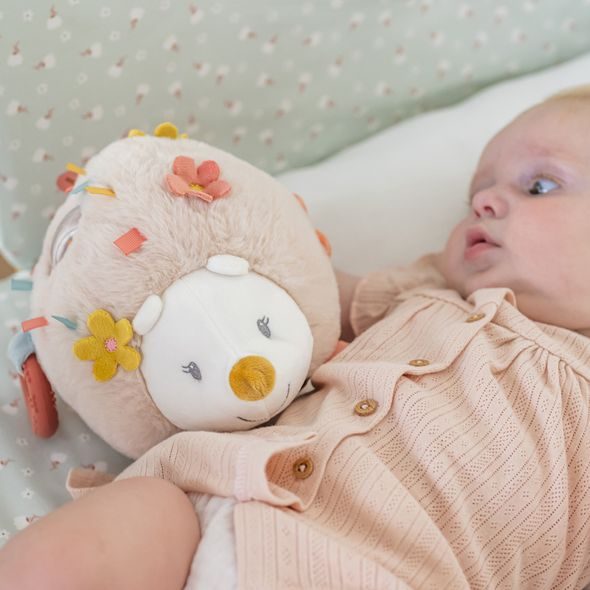 NATTOU JEŽEK PLYŠOVÝ ZOE S AKTIVITAMI 20 CM MILA, ZOE & LANA - AKTIVNÍ HRAČKY - PRO DĚTI