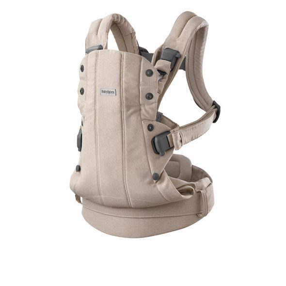 BABYBJORN BABYBJORN NOSÍTKO HARMONY WOVEN LIGHT BEIGE MÉLANGE - ERGONOMICKÁ NOSÍTKA - NOŠENÍ & SPORT