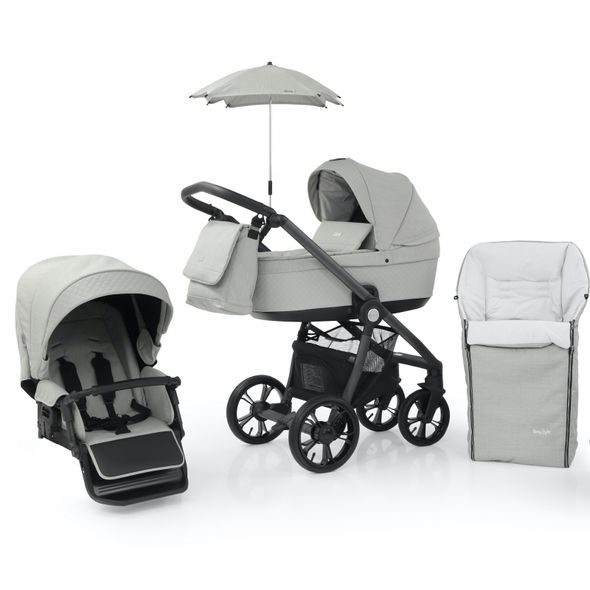 BABYSTYLE PRESTIGE3 ACTIVE (GREY/ BLACK) 6V1 FLINT 2021 - KOMBINACE S PŘÍSLUŠENSTVÍM - KOČÍKY A PRÍSLUŠENSTVO