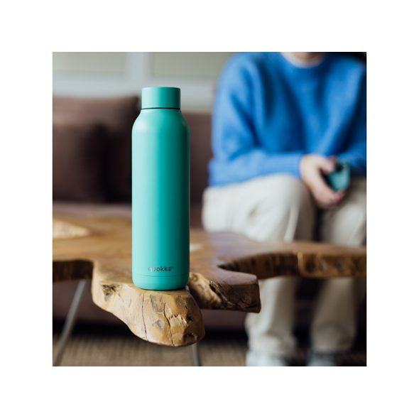 QUOKKA NEREZOVÁ TERMOLÁHEV SOLID JADE GREEN 630 ML - TERMOOBALY A TERMOSKY - KRMENÍ