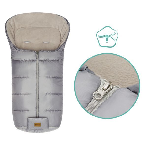 FILLIKID FUSAK ZIMNÍ ECO BIG SILVER - FUSAKY DO KOČÁRKU - KOČÁRKY A PŘÍSLUŠENSTVÍ