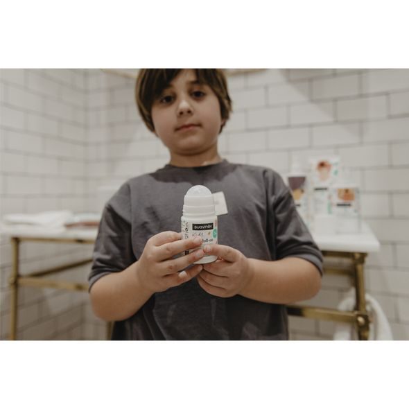 SUAVINEX DĚTSKÝ DEODORANT ROLL-ON - 50 ML - DĚTSKÉ PRACÍ A MYCÍ PROSTŘEDKY - KOUPÁNÍ A ZDRAVÍ