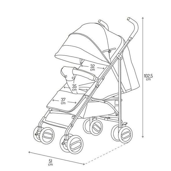 MOMI AKIRA ZELENÝ 2024 - GOLFOVÉ KOČÁRKY - KOČÁRKY A PŘÍSLUŠENSTVÍ