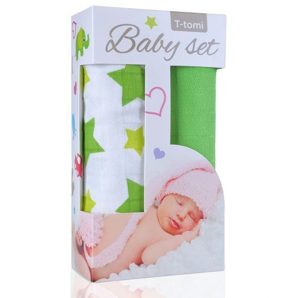 T-TOMI BABY SET - BAMBUSOVÉ OSUŠKY JEDNOBAREVNÉ - OSUŠKY A DĚTSKÉ ŽUPANY - KOUPÁNÍ A ZDRAVÍ