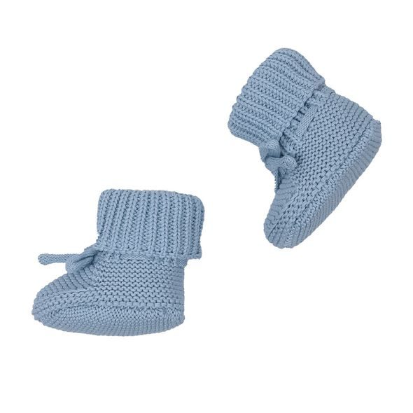 LODGER SLIPPER KNIT BLUE FOGG 0 - 6 MĚSÍCŮ - KOJENECKÉ CAPÁČKY - PRO DĚTI