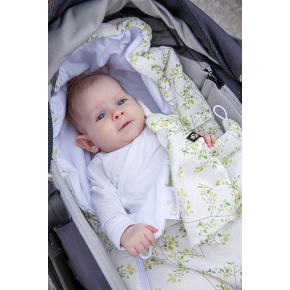 EMITEX NOVOROZENECKÝ FUSAK MUŠELÍN PURE NATURE - FUSAKY DO AUTOSEDAČKY - AUTOSEDAČKY A PŘÍSLUŠENSTVÍ