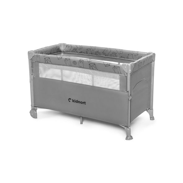 KIDNORT CESTOVNÍ POSTÝLKA KIDNORT NÄSTE SVĚTLE ŠEDÁ - CESTOVNÍ POSTÝLKY - SPINKÁNÍ